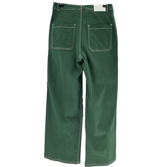 By.Dyln 'Cooper' Green Cotton Denim Jean Size M - Picture 3 of 4